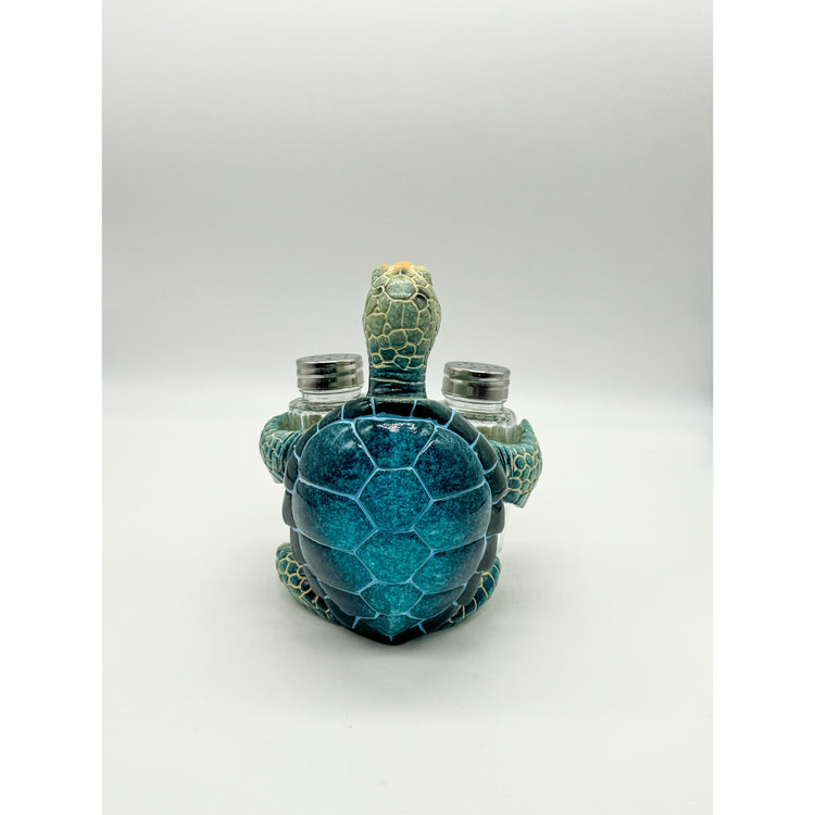 Turtle Salt & Pepper Shaker (Blue) Broward Design Center