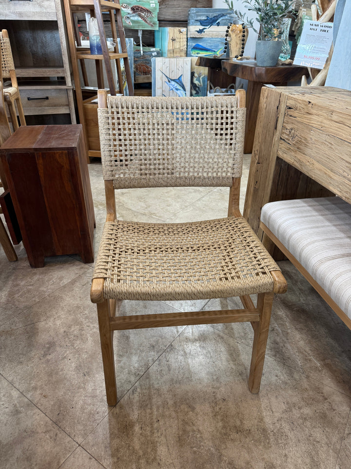 Armless Harris Dining Chair - Natural The Broward Design Center