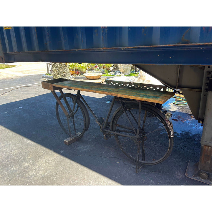W/D Iron Console Table - 73 x 14 x 35 in India Sourcing