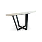 Circle dining table (Cream) Broward Design Center
