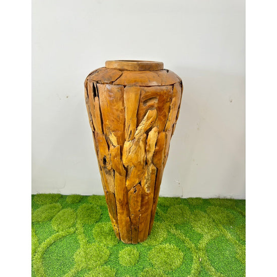 Large Teak Flower Pot