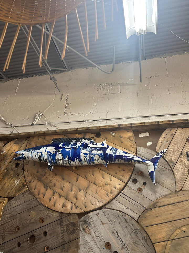 Artsy Blue Sailfish Mount The Broward Design Center