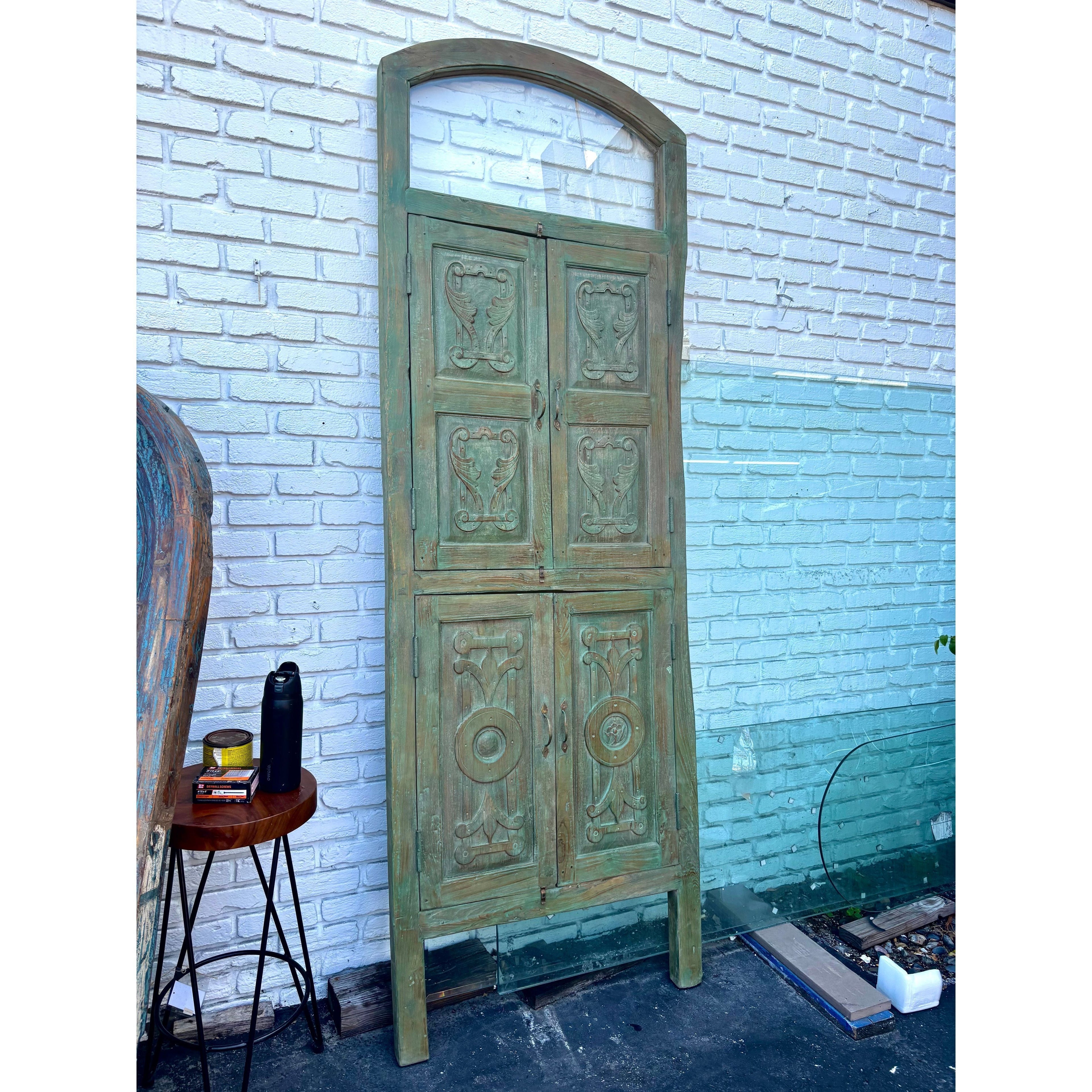 W/D Door With Glass - 35 x 2 x 101 in India Sourcing