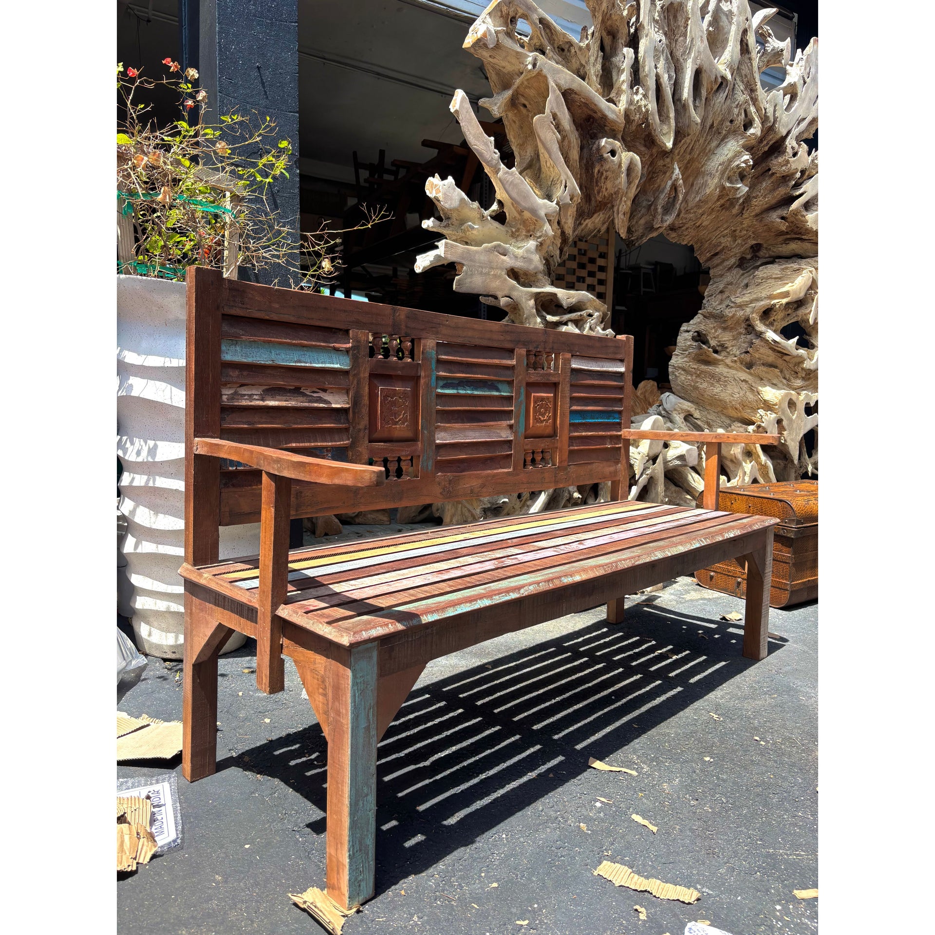 W/D Bench - 60 x 21 x 37 in India Sourcing