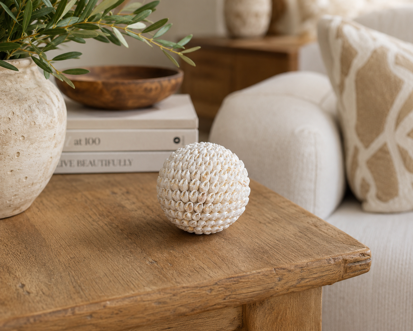 Mini Cowrie Shell Ball Small