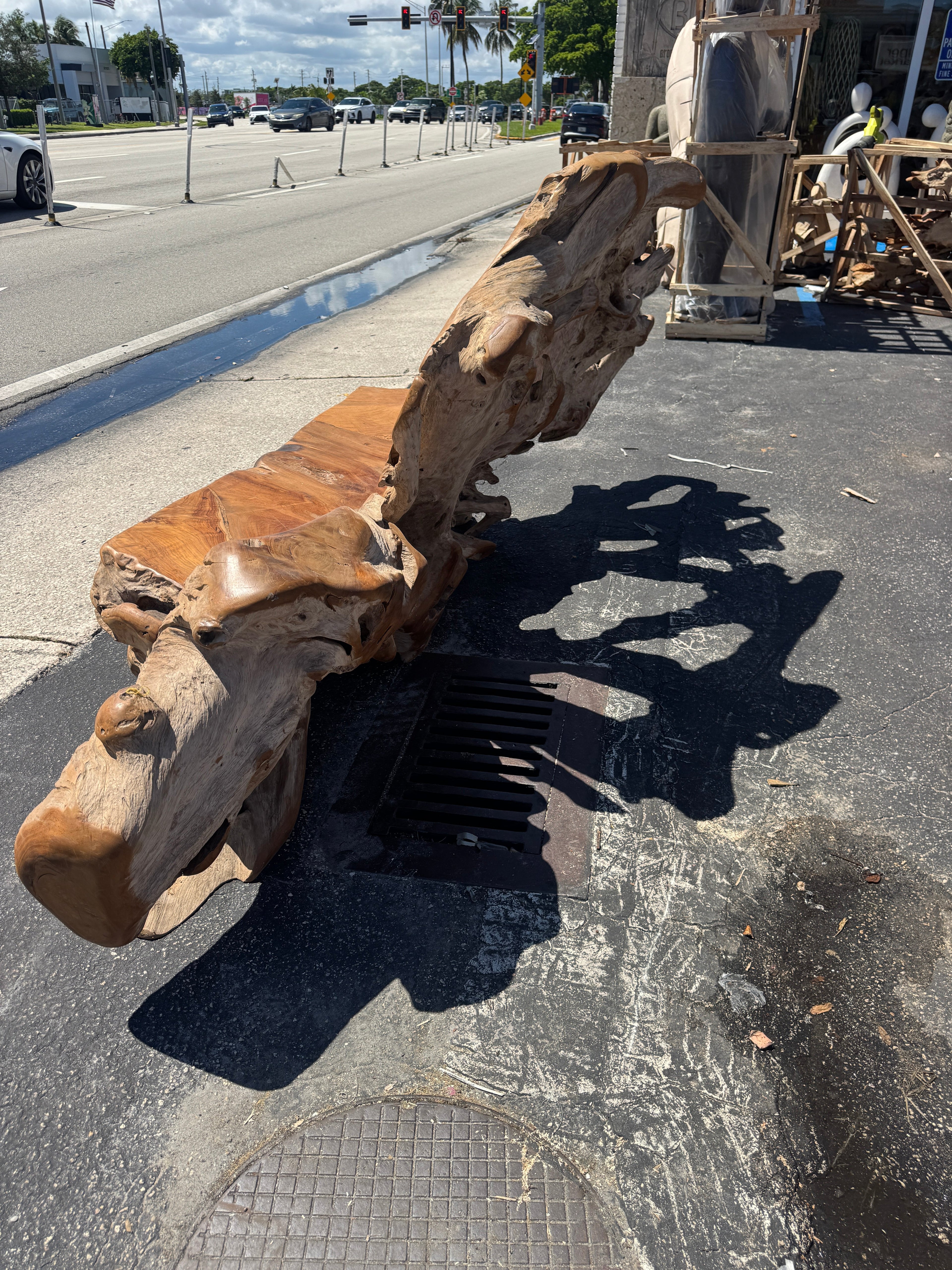 Teak Root Sofa XXL (D) Broward Design Center