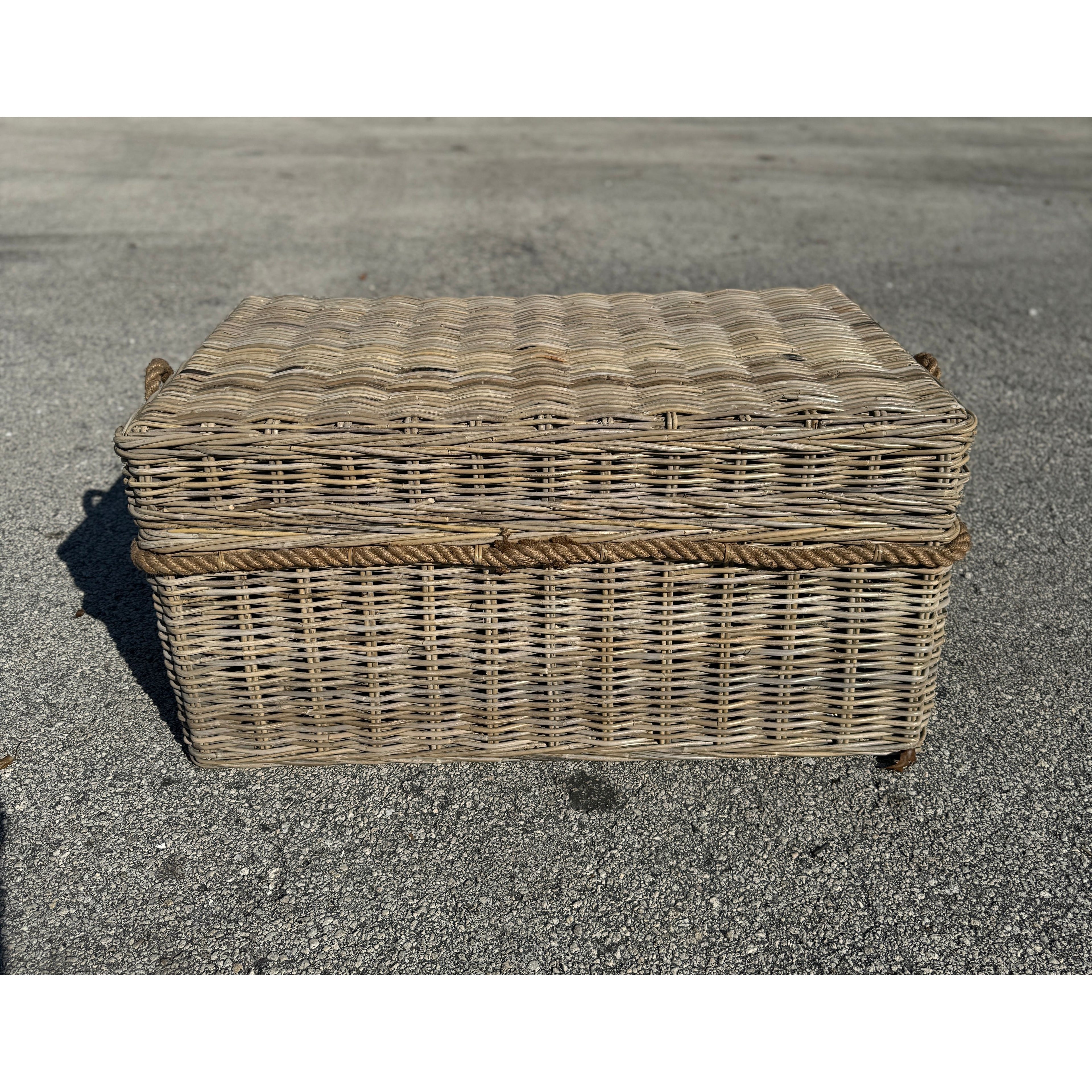 Key Largo Rattan Coffee Table Broward Design Center