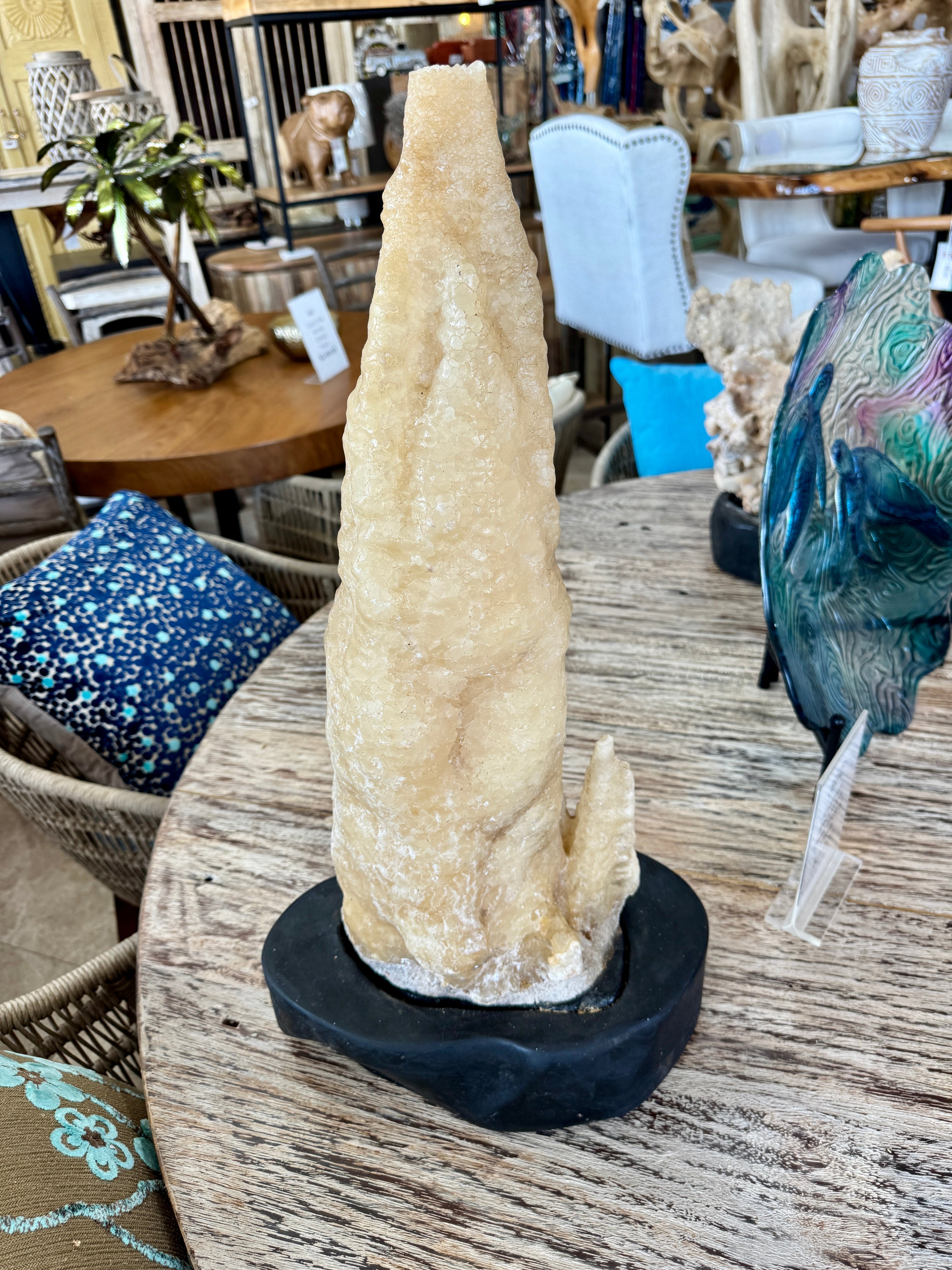 Stone Deco On Stand (1) Broward Design Center