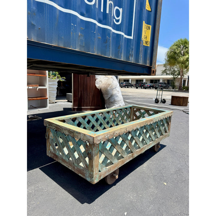 W/D Basket With Whil - 67 x 30 x 24 in India Sourcing