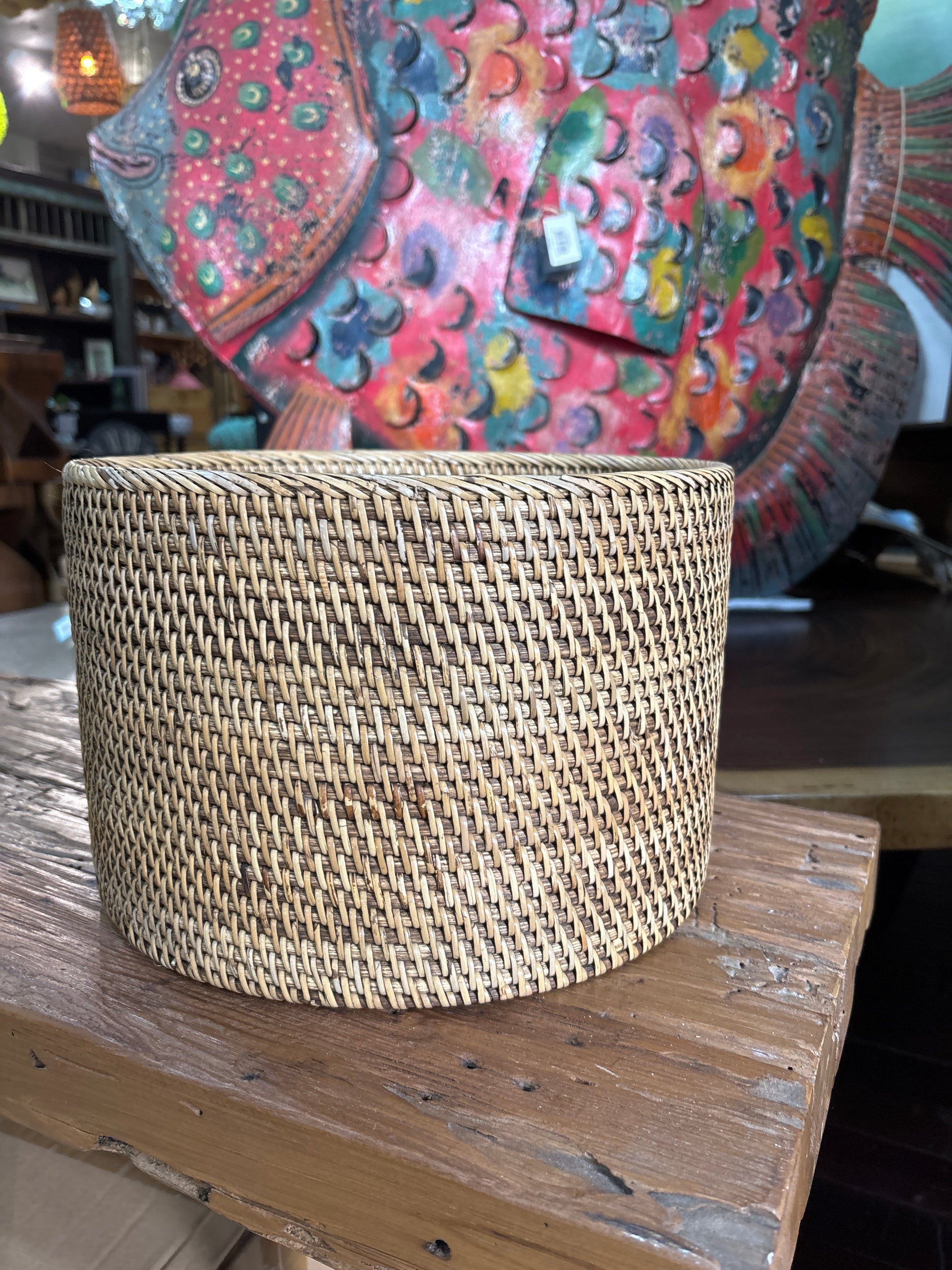 Wicker Basket The Broward Design Center