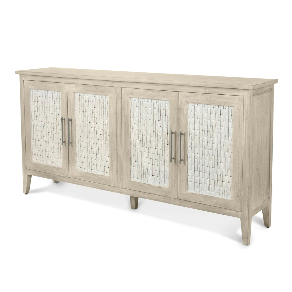 Tahiti 4-Door Credenza The Broward Design Center