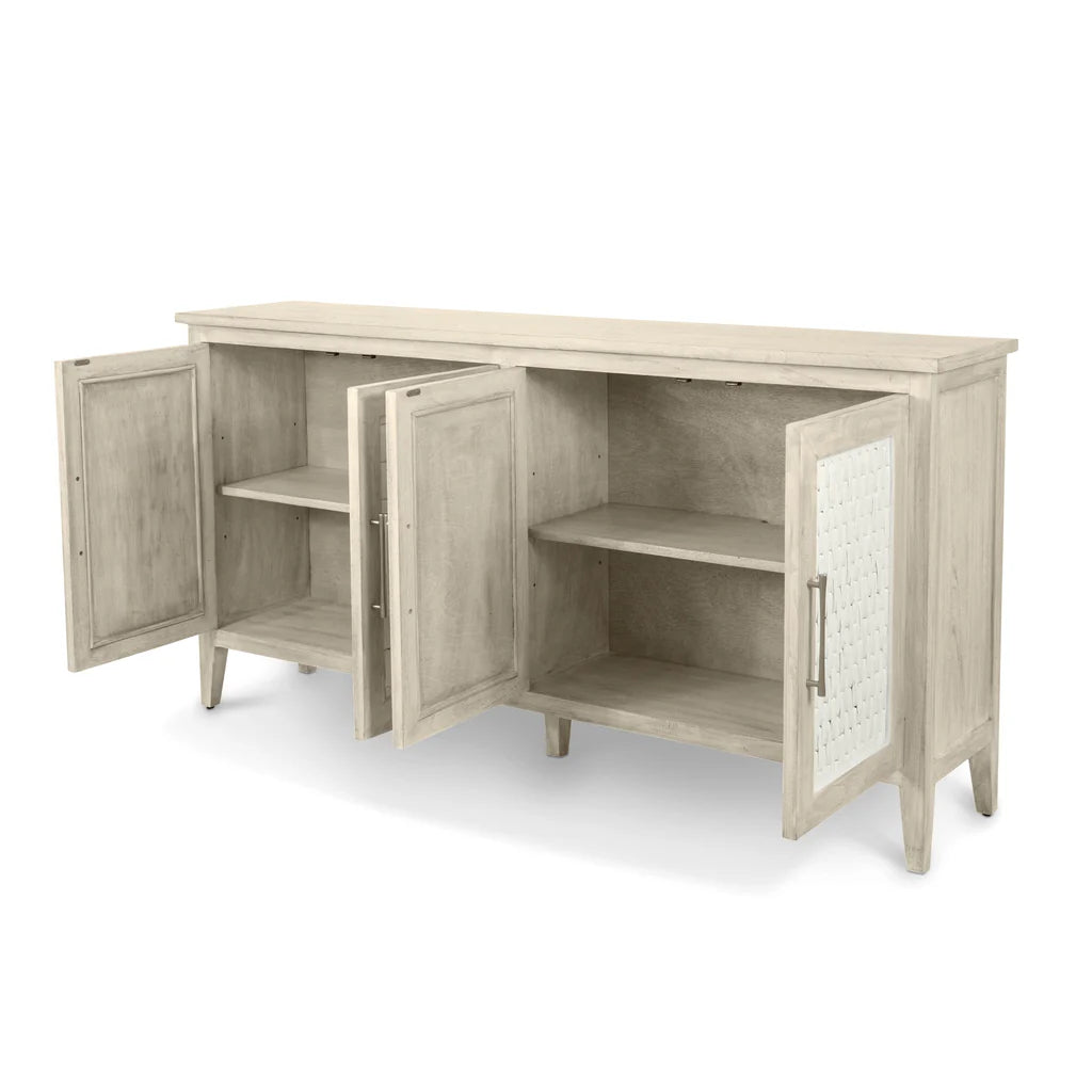 Tahiti 4-Door Credenza The Broward Design Center