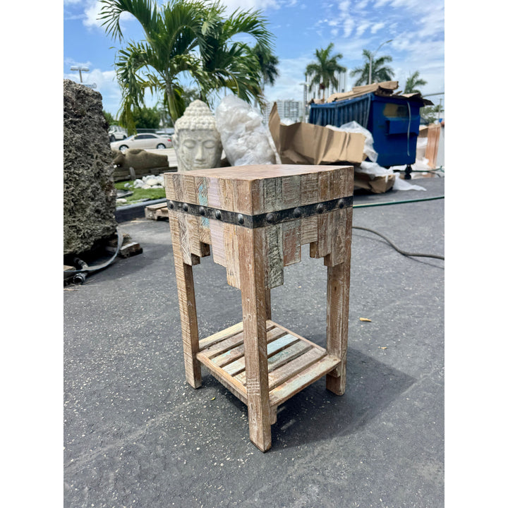 W/D Stool - 14 x 12 x 24 in India Sourcing