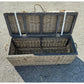 Key Largo Rattan Storage Bench With Cushion