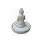 Buddha With Bowl Fountain (White) Broward Design Center