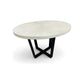 Circle dining table (Cream) Broward Design Center