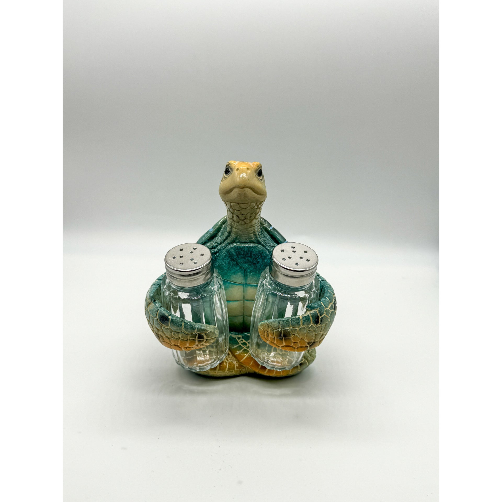 Turtle Salt & Pepper Shaker (Blue) Broward Design Center