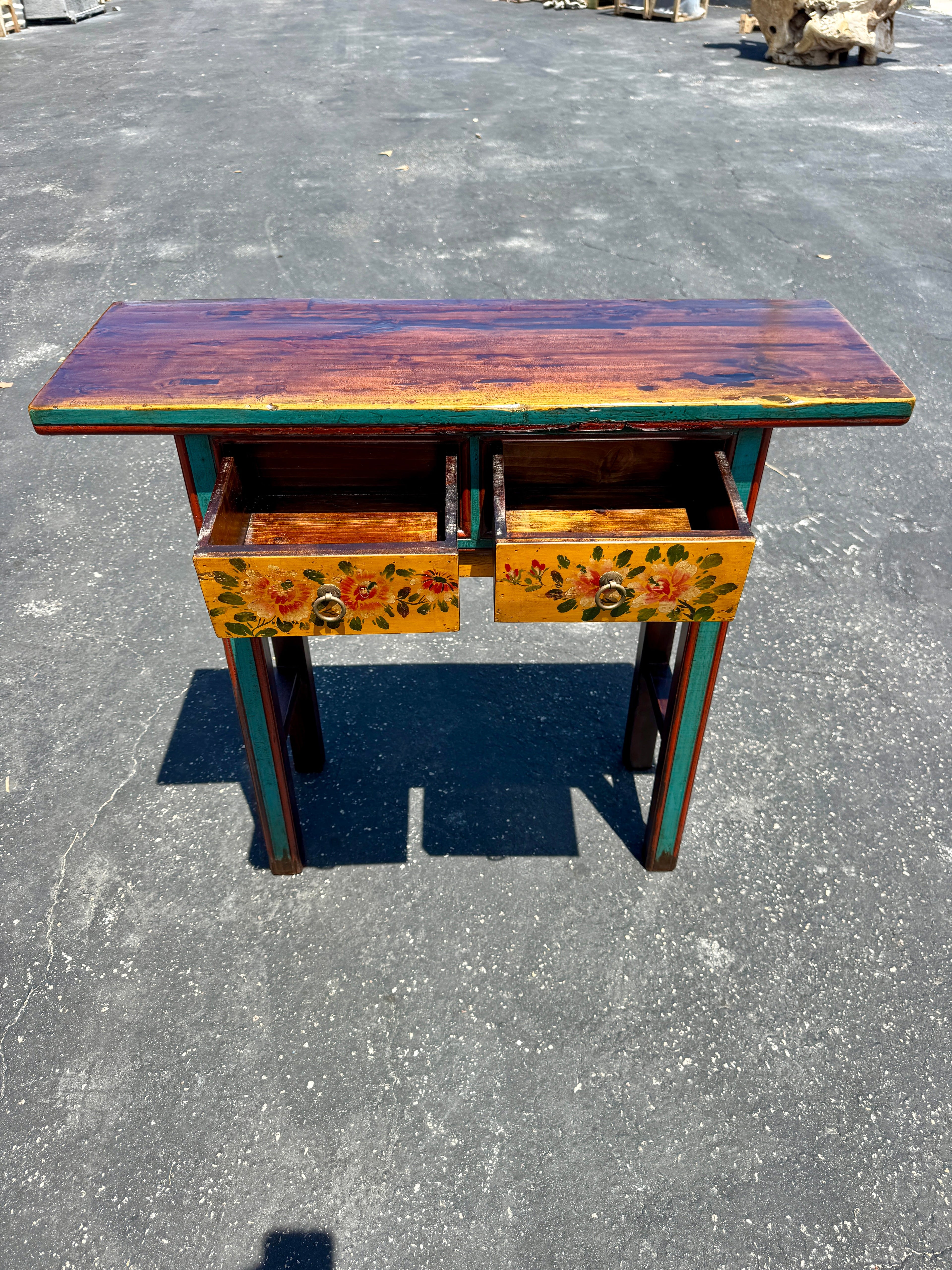 Antique Mongolian Console The Broward Design Center