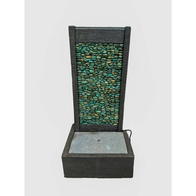 Pebble Wall Fountain (Blue) Broward Design Center