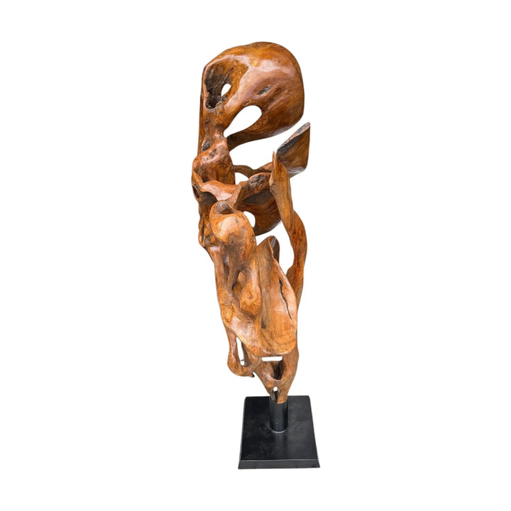 Teak Sculpture Broward Design Center