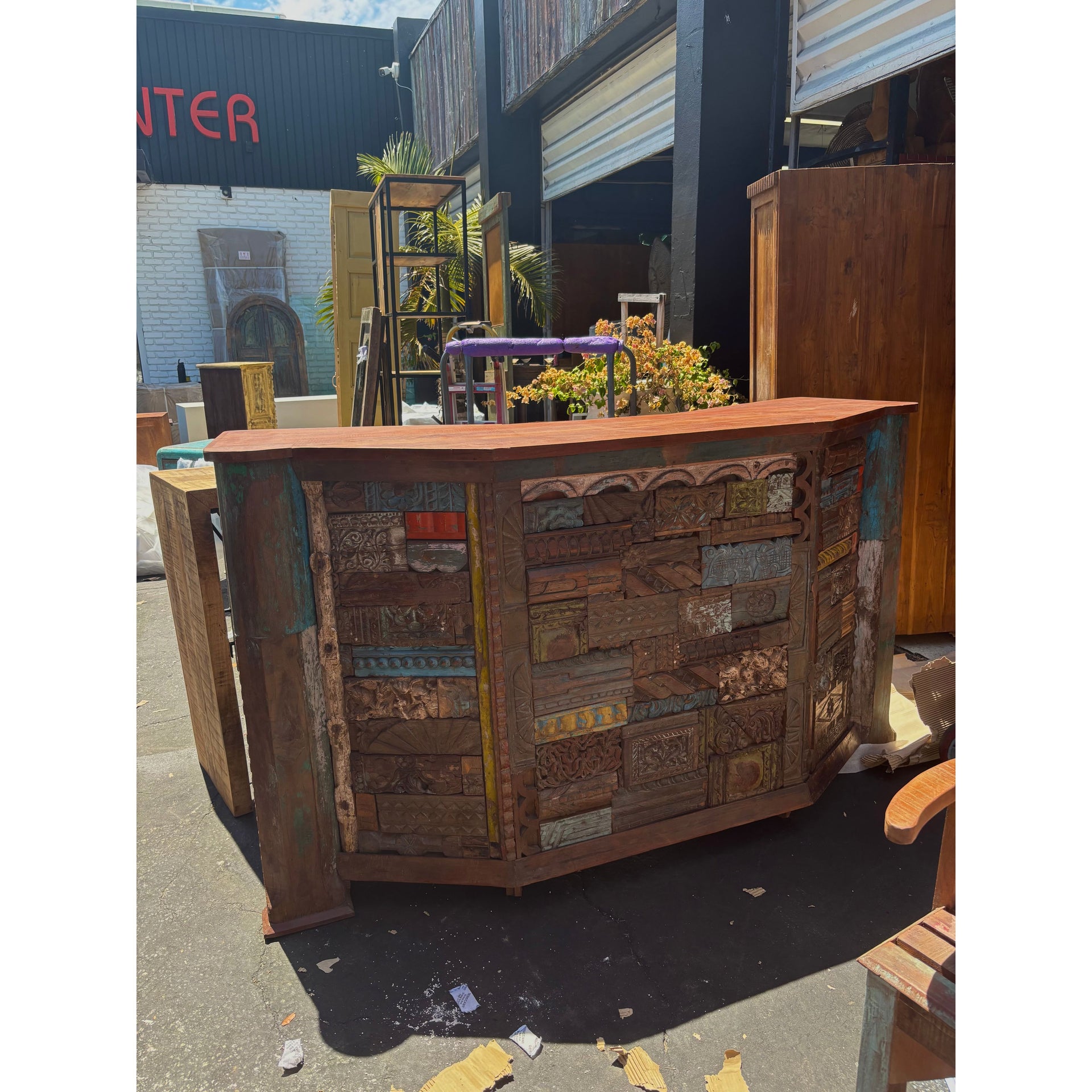 W/D Bar  - 67 x 21 x 41 in India Sourcing