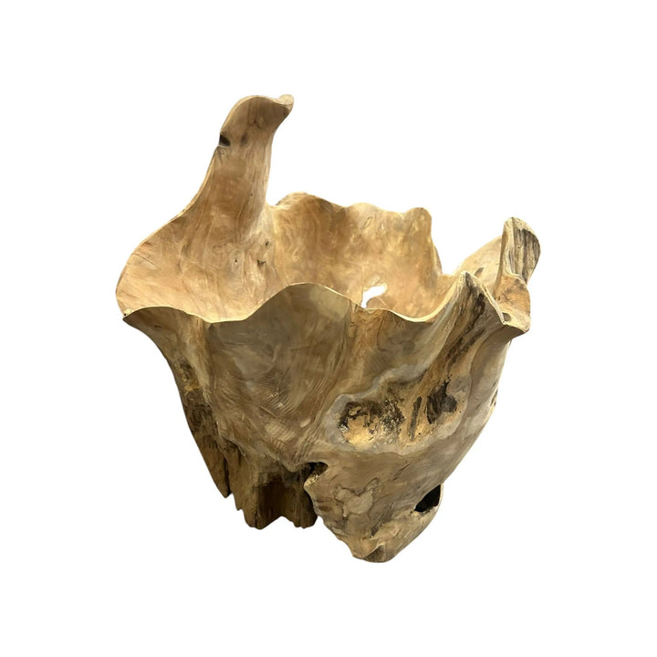 Teak Root Bowl Natural Broward Design Center