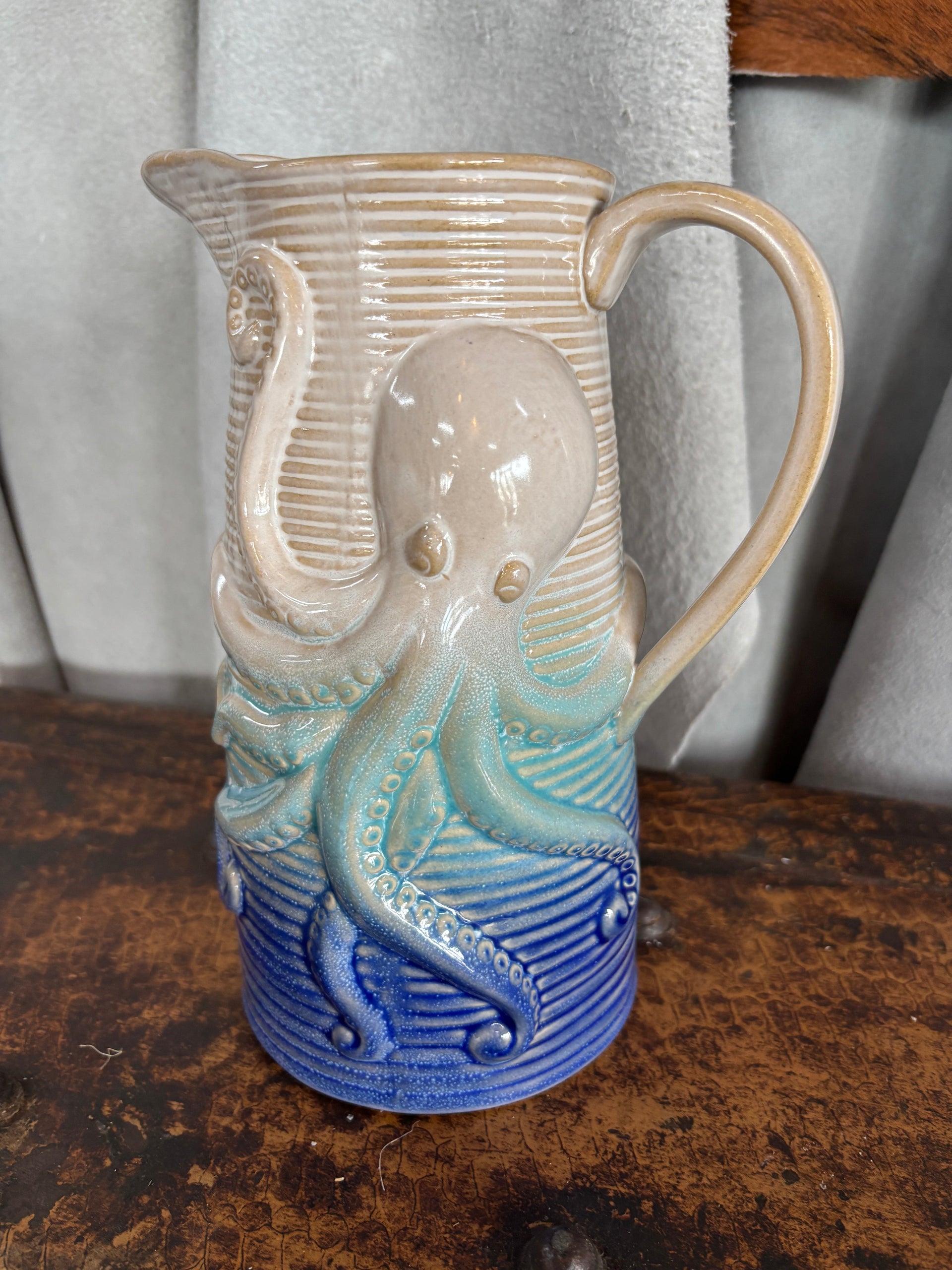 Ceramic Octopus Pitcher The Broward Design Center