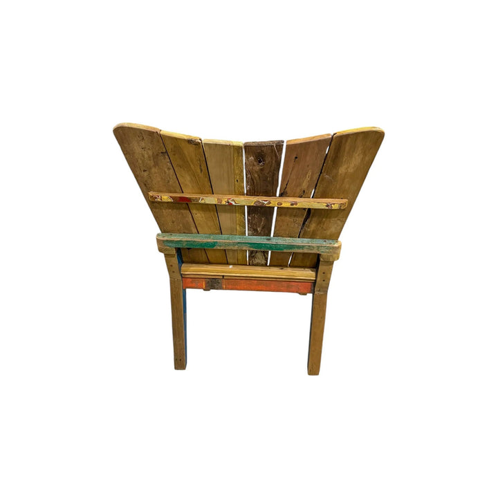 Recycled Boat Wood Adirondack Chair (C) Broward Design Center