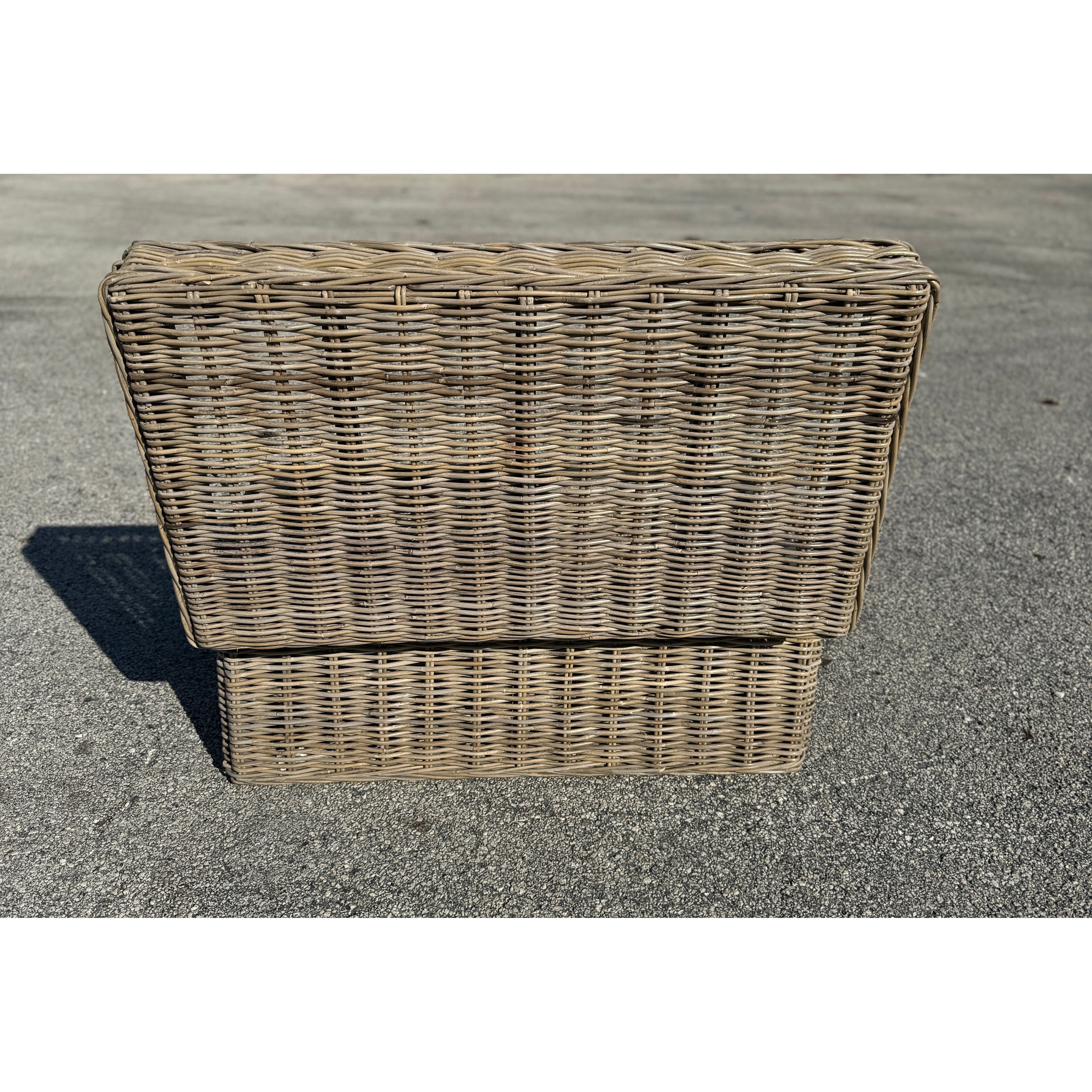 Key Largo Rattan Coffee Table Broward Design Center