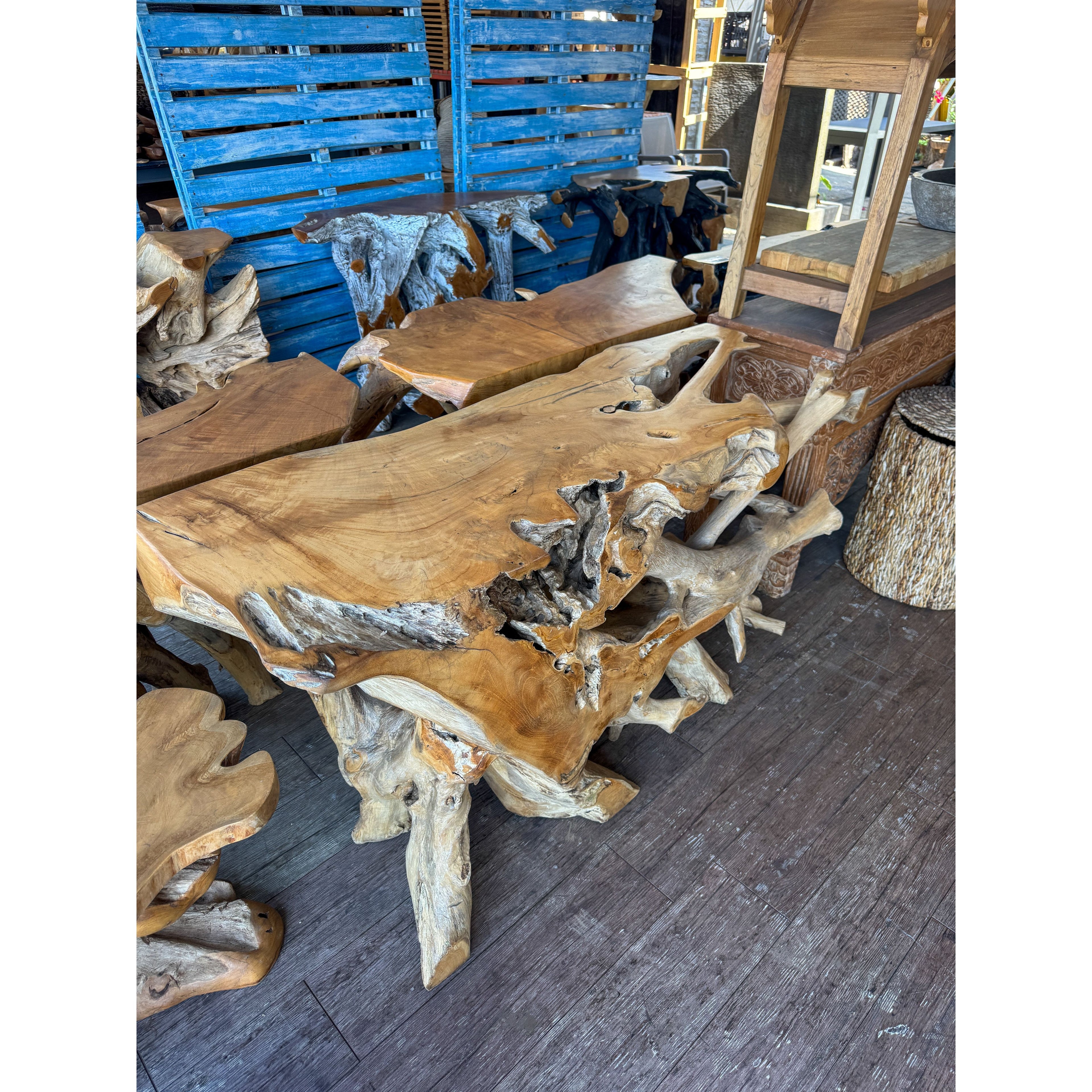 XL Teak Root Console Anteak