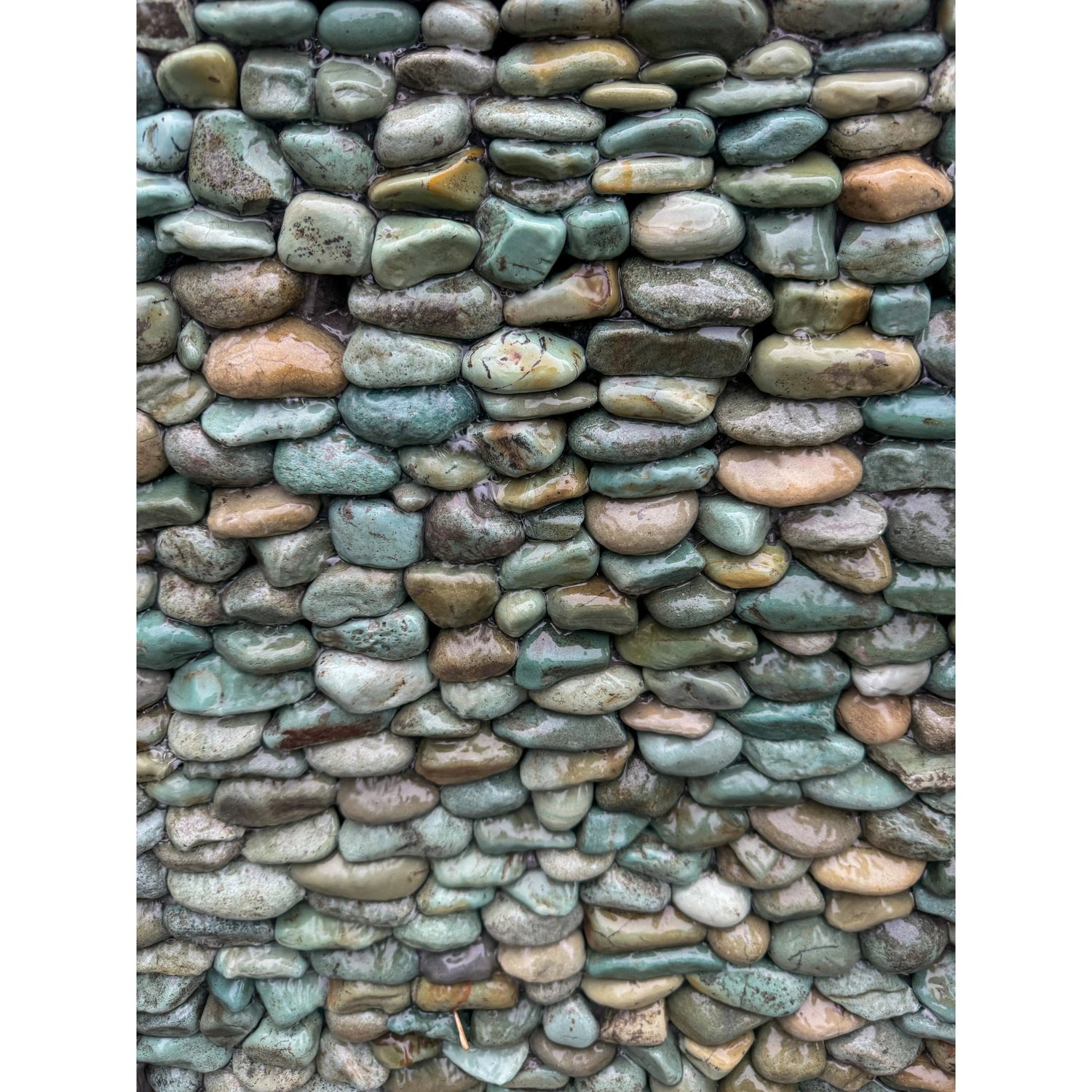 Pebble Wall Fountain (Blue) Broward Design Center