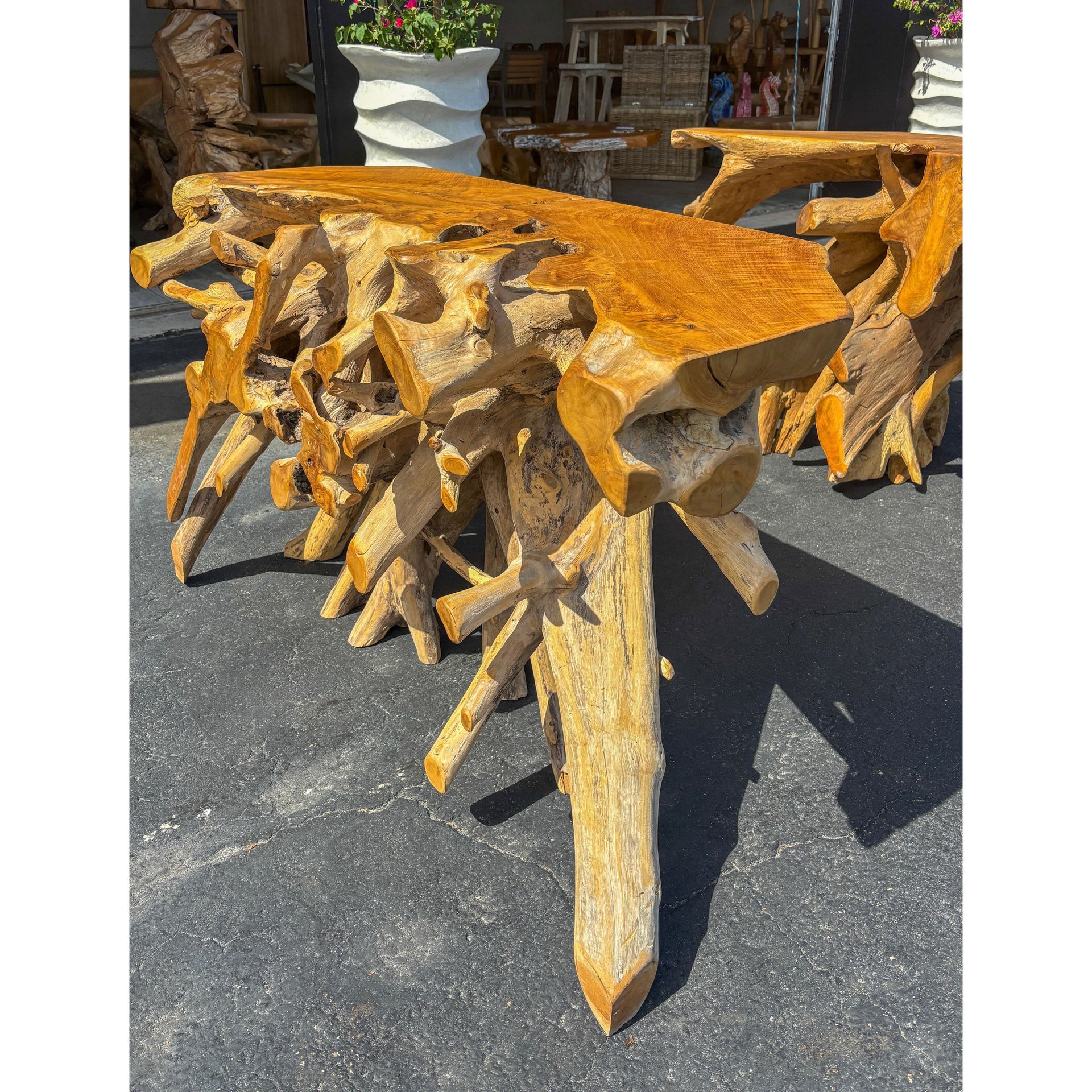 Teak Root Console (1) The Broward Design Center