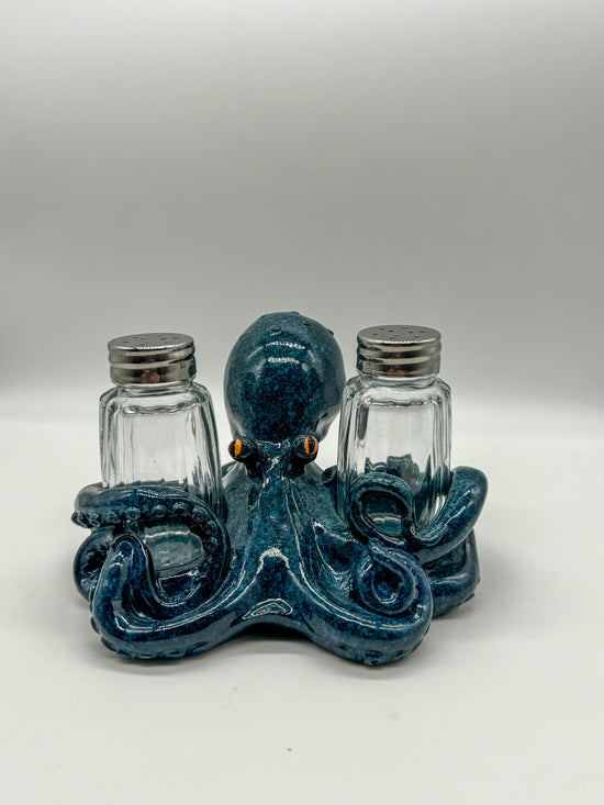Octopus Salt & Pepper Shaker (Blue)