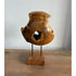 Small Teak Ball on Stand Broward Design Center