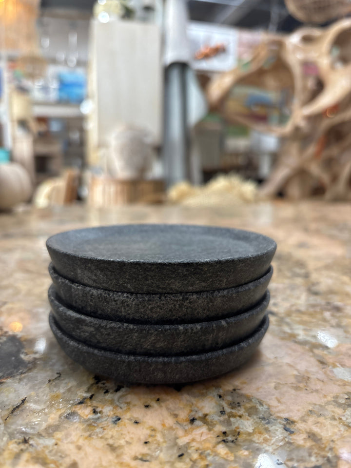 Black Stone Coasters The Broward Design Center