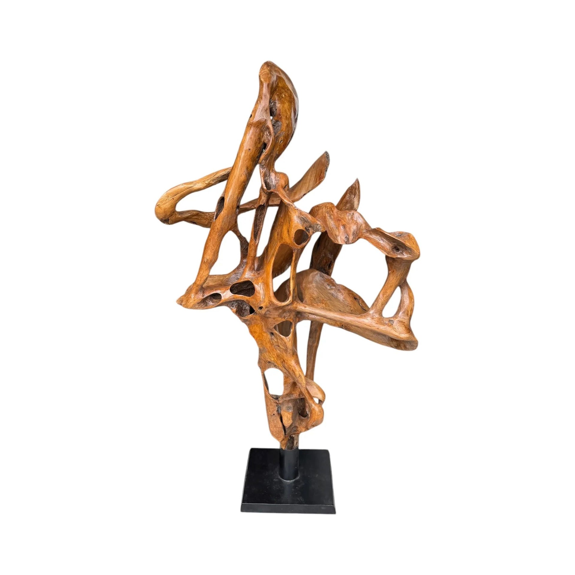 Teak Sculpture Broward Design Center