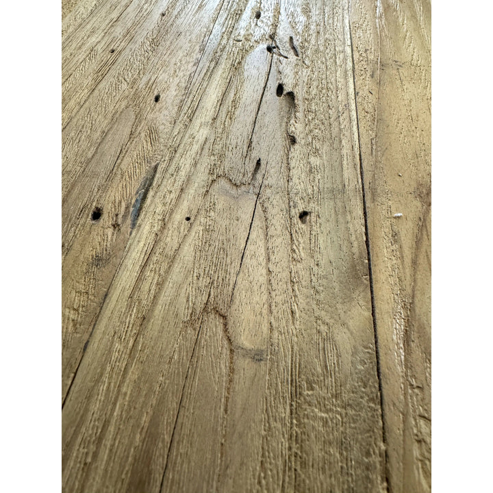 Recycled Teak Block Bench 80” Broward Design Center