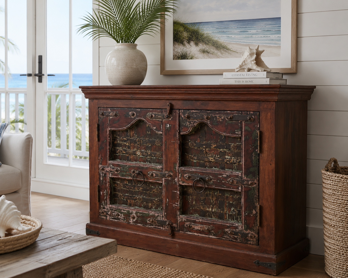 Haveli Door Sideboard 45" W × 20" D × 38" H