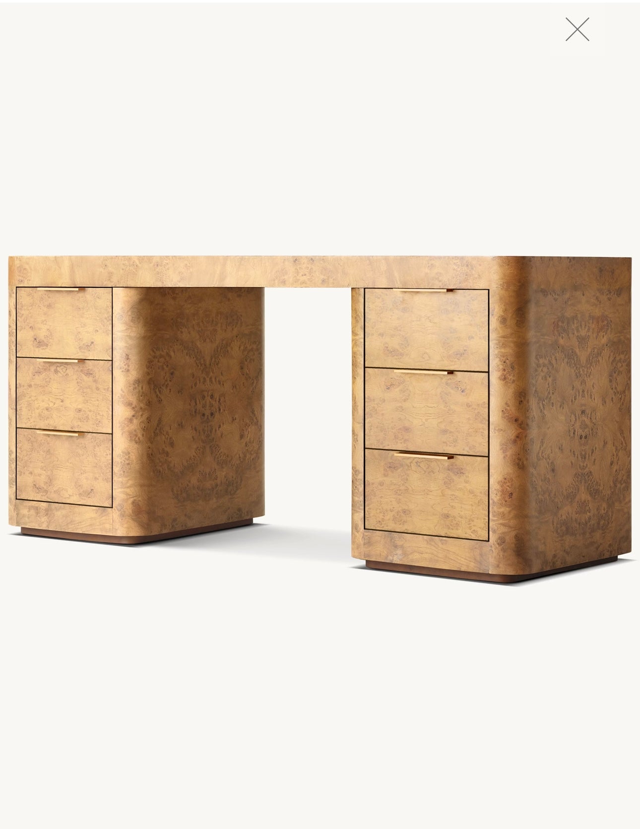 Burl Storage Desk The Broward Design Center