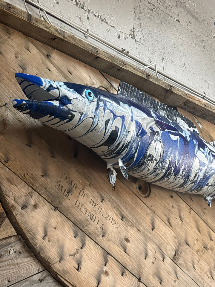 Artsy Blue Sailfish Mount The Broward Design Center
