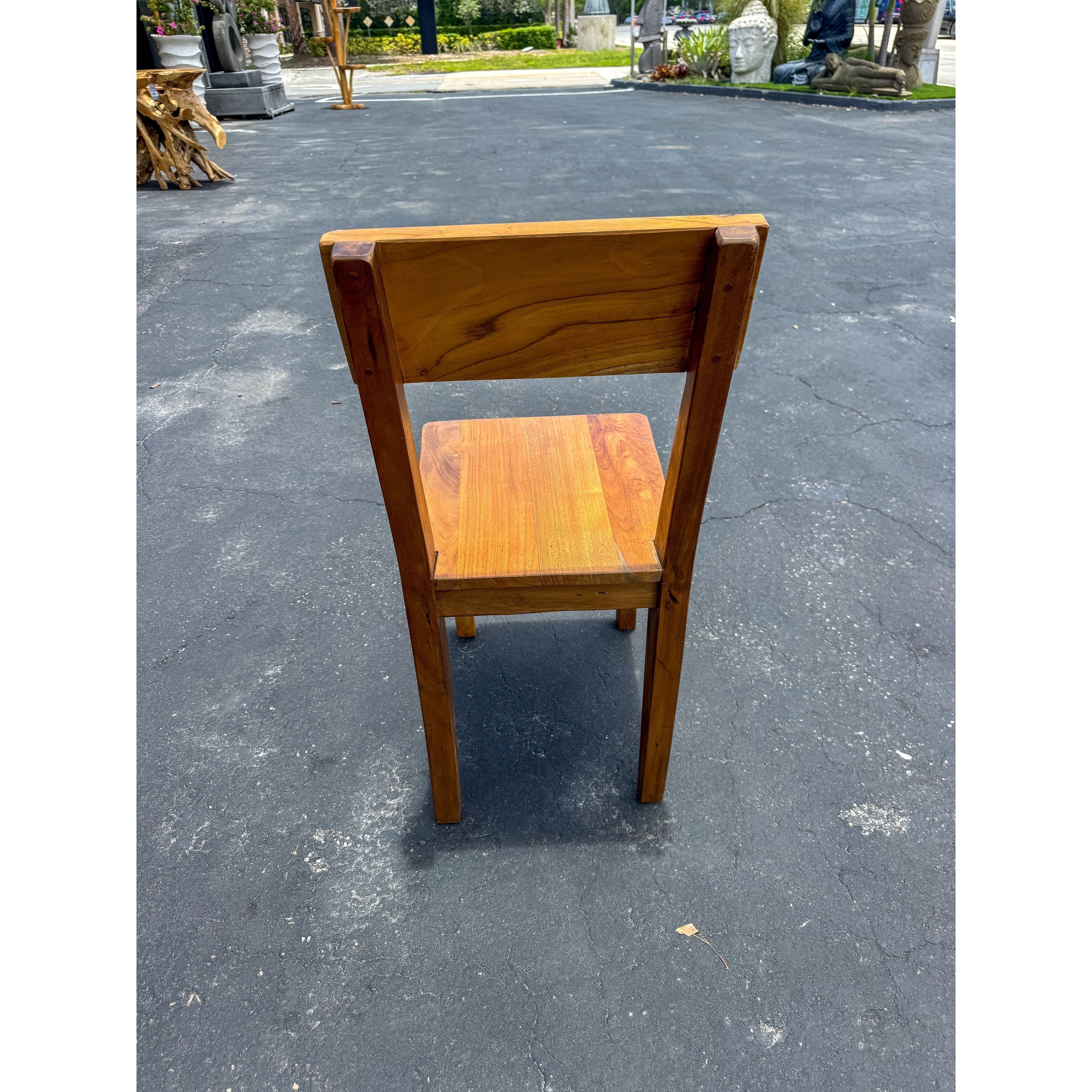 Teak Armless Chair Broward Design Center