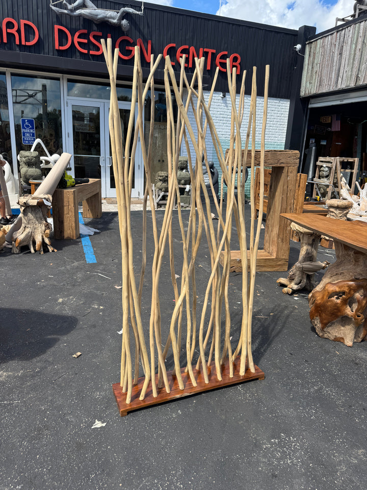 Teak Branch Screen/Divider Broward Design Center