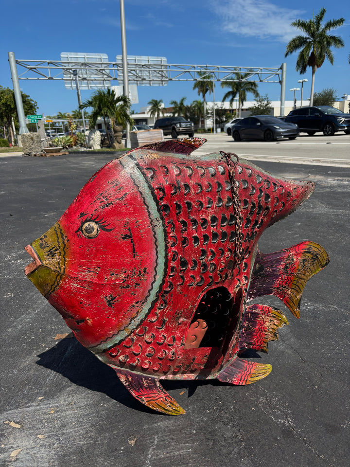 Iron Fish - 42 x 6 x 31 in India Sourcing