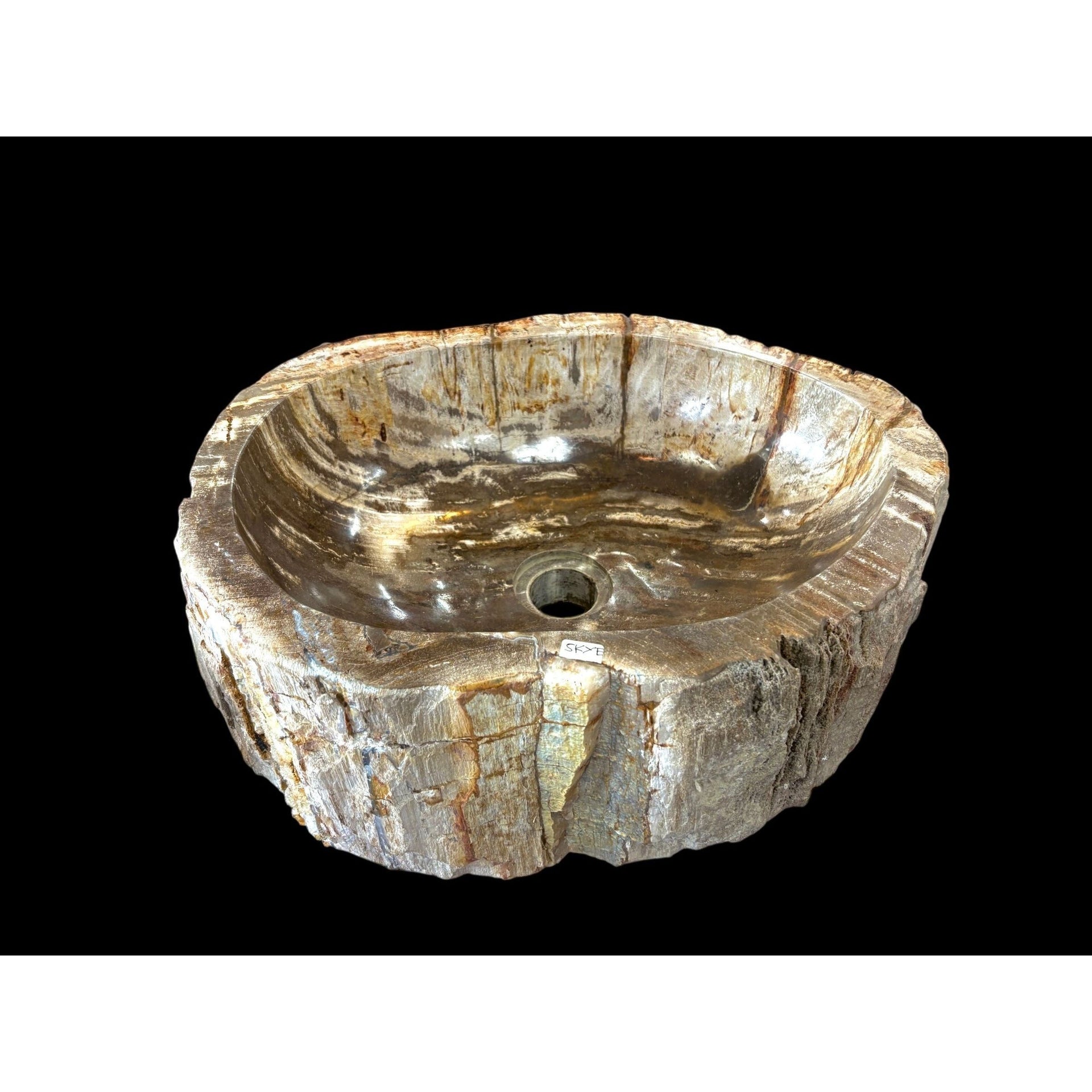 Sink (Tan) – Petrified Wood Indonesia Sourcing