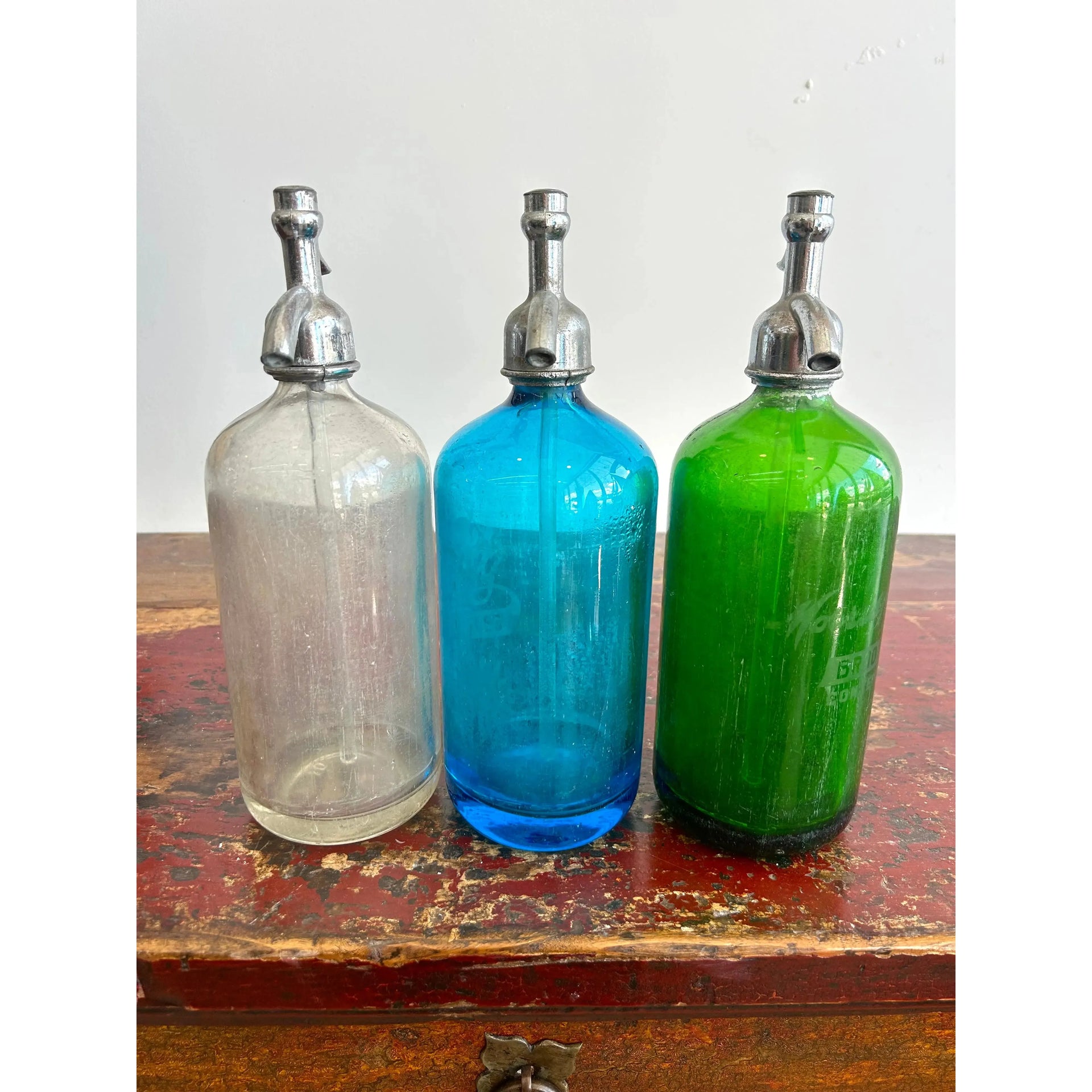 50’s Antique Seltzer Bottles Broward Design Center