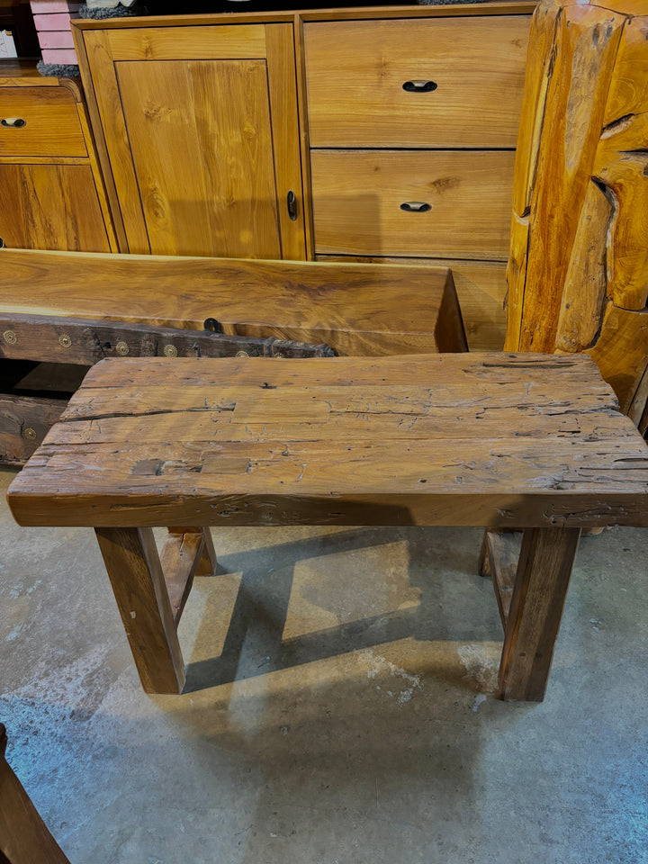 Handmade Teak Bench The Broward Design Center