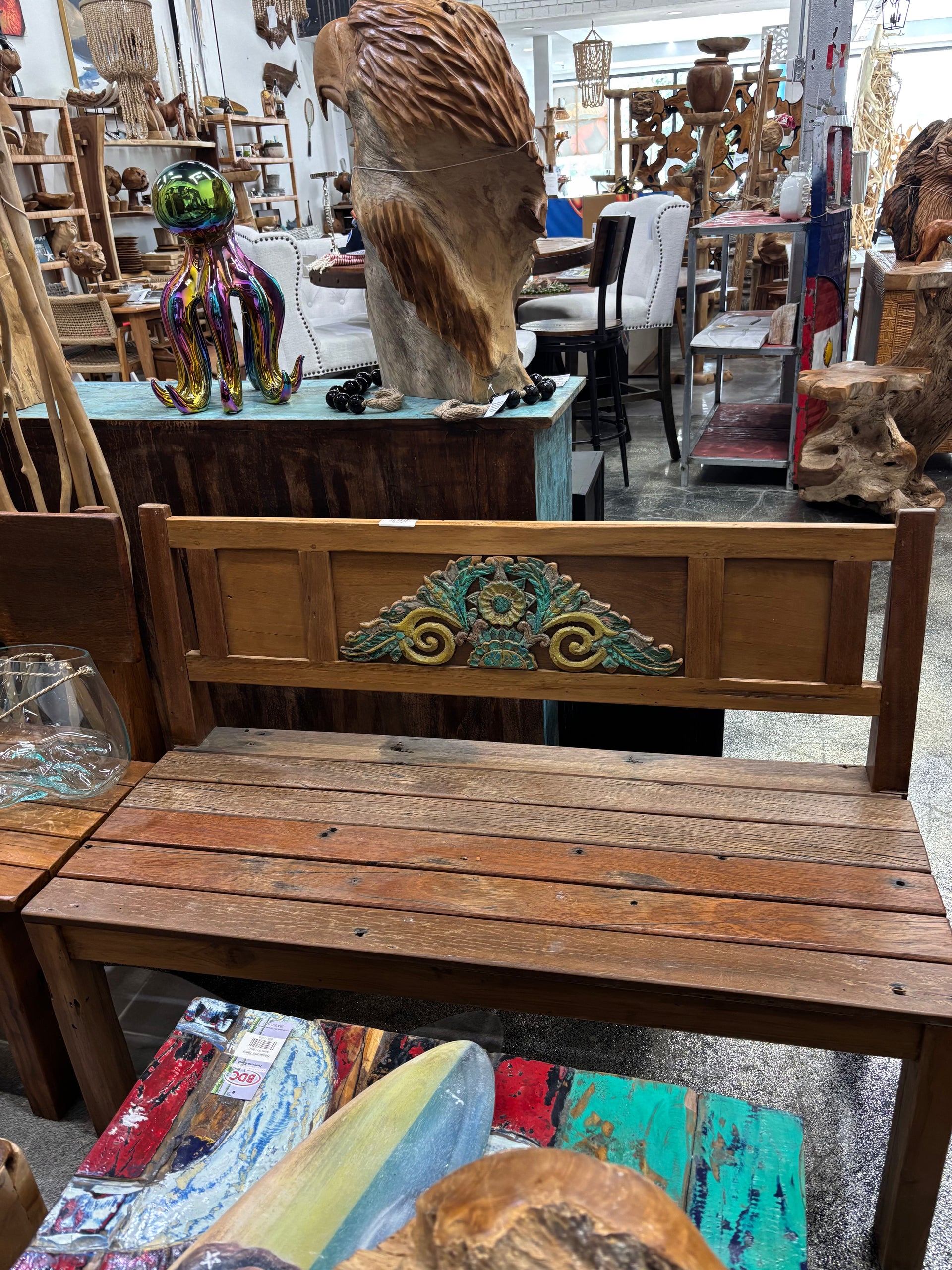 Teak Bench 47” Broward Design Center