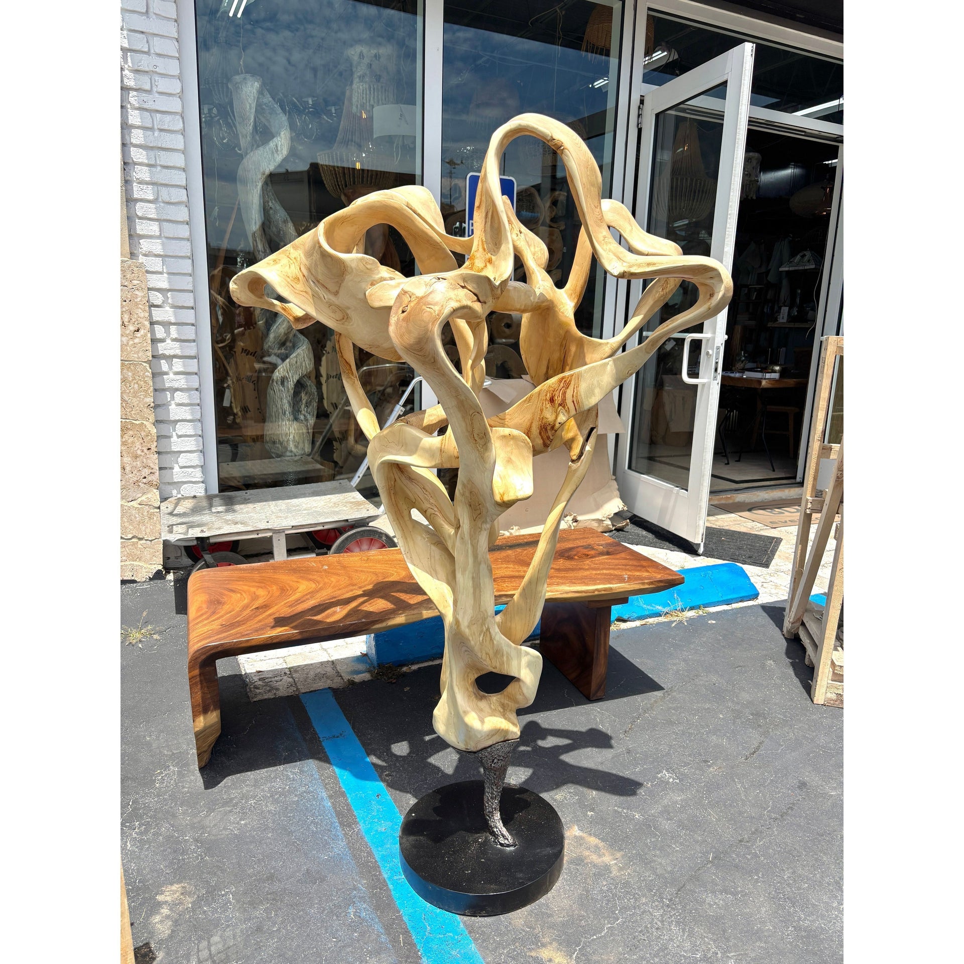 TWIST STYLE TEAK DECO 200 CM HEIGHT Anteak