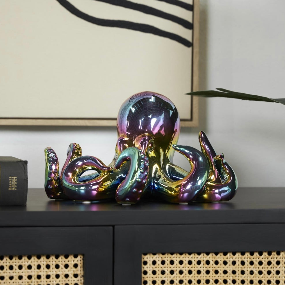 Multi Colored Ceramic Octopus The Broward Design Center