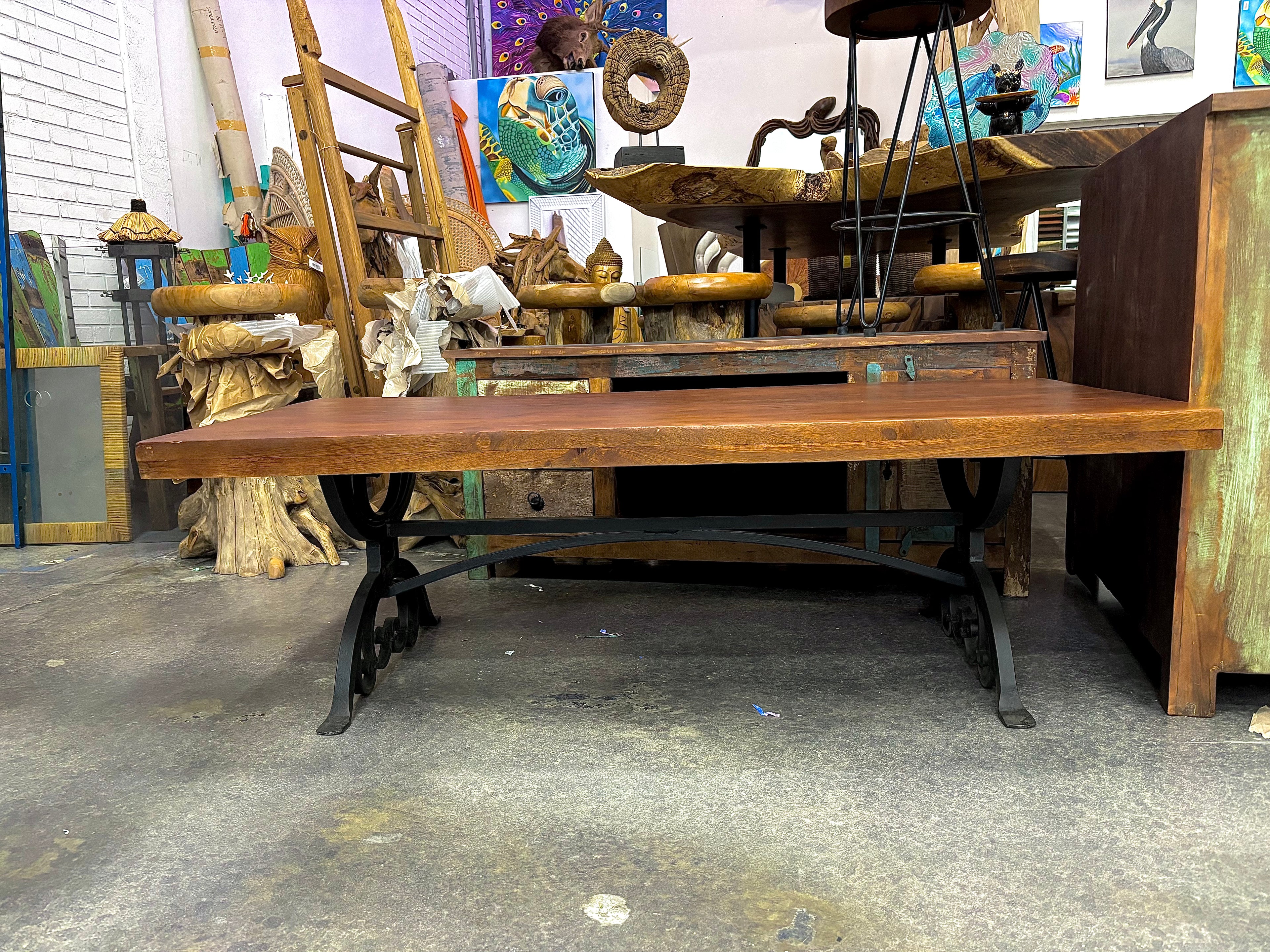 W/D Coffee Table - 60 x 28 x 19 in India Sourcing